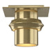 Hubbardton Forge - 124910-SKT-86 - One Light Flush Mount - Twilight - Modern Brass