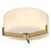 Hubbardton Forge - 126401-SKT-84-GG0218 - One Light Semi-Flush Mount - Axis - Soft Gold