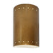 Justice Designs - CER-0990-ANTG-LED1-1000 - LED Lantern - Ambiance - Antique Gold