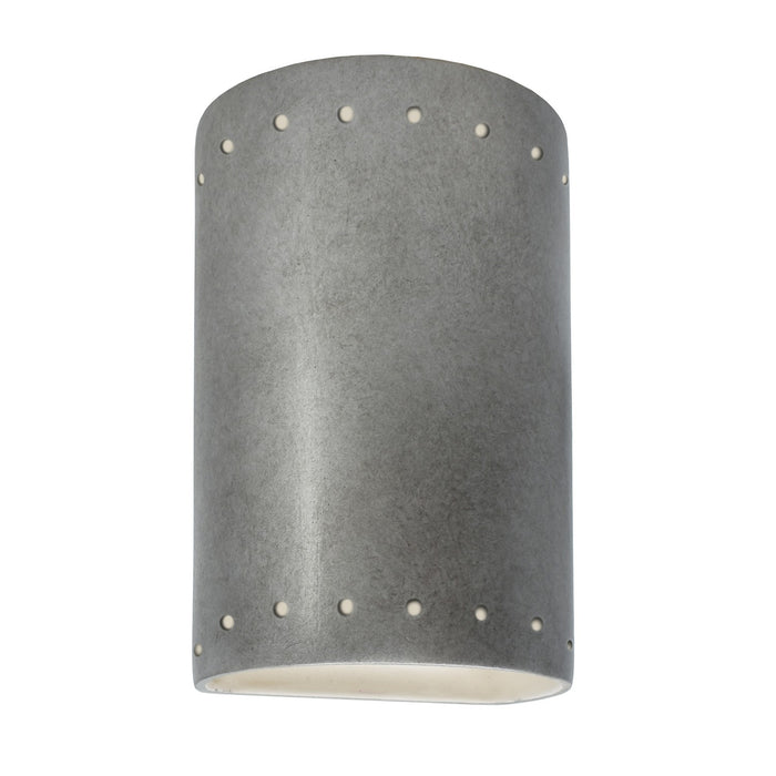 Justice Designs - CER-0990-ANTS-LED1-1000 - LED Lantern - Ambiance - Antique Silver