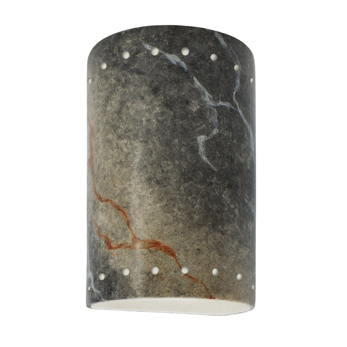 Justice Designs - CER-0990-STOS - Lantern - Ambiance - Slate Marble