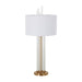 Gabby - SCH-167005 - One Light Table Lamp - Merna - Antique Brass|White Linen