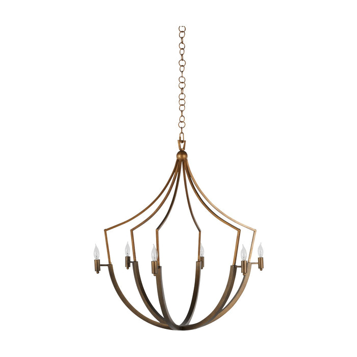 Gabby - SCH-168000 - Six Light Chandelier - Skei - Aged Brass|Clean Antique Gold