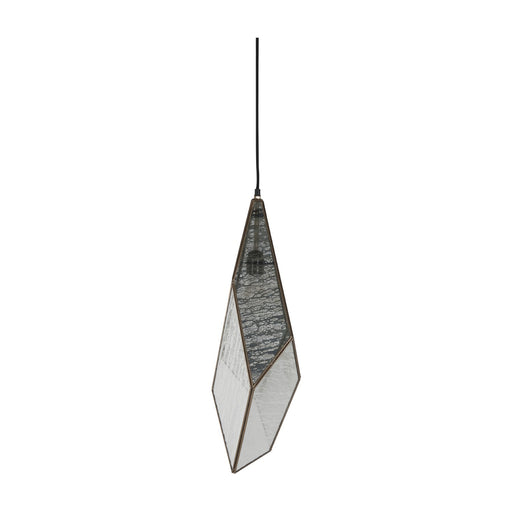 Gabby - SCH-170355 - One Light Pendant - Mara - Antique Brushed Brass|Silver Mercury Glass