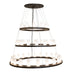 Meyda Tiffany - 239087 - LED Chandelier - Loxley - Oil Rubbed Bronze