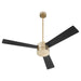 Quorum - 3-119-40 - 52" Ceiling Fan - Allegro - Aged Brass