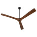 Quorum - 3-120-2115 - 64" Ceiling Fan - Mecca - Black|Walnut