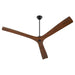 Quorum - 3-121-2115 - 72" Ceiling Fan - Mecca - Black|Walnut