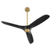 Quorum - 3-122-1540 - 56" Ceiling Fan - Province - Aged Brass