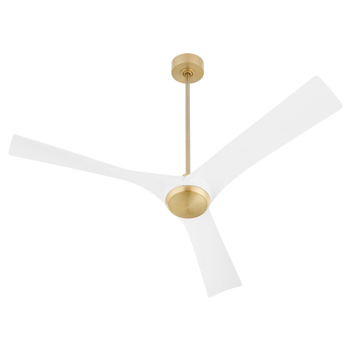 Quorum - 3-123-640 - 58" Ceiling Fan - Ridley - Aged Brass