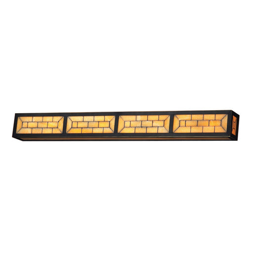 Stone Mosaic Eight Light Vanity