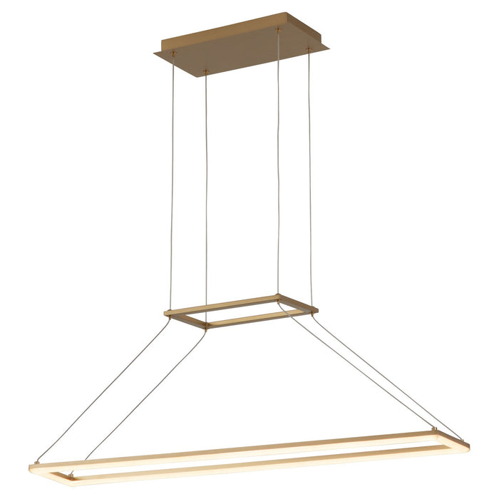 Oxygen - 3-6054-40 - LED Pendant - Xanni - Aged Brass