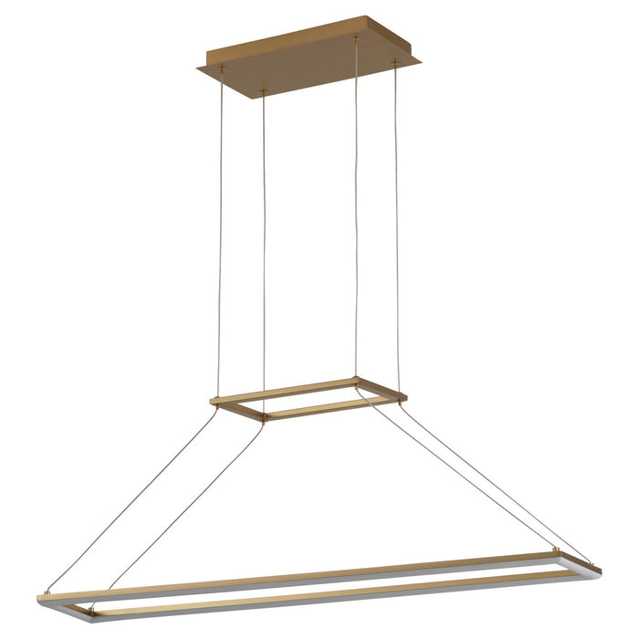 Quorum - 3-6054-40 - LED Pendant - Xanni - Aged Brass