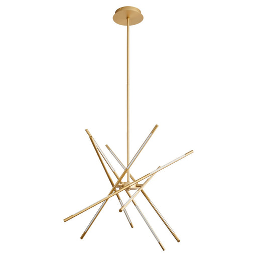 Quorum - 3-803-40 - LED Pendant - Palillos - Aged Brass
