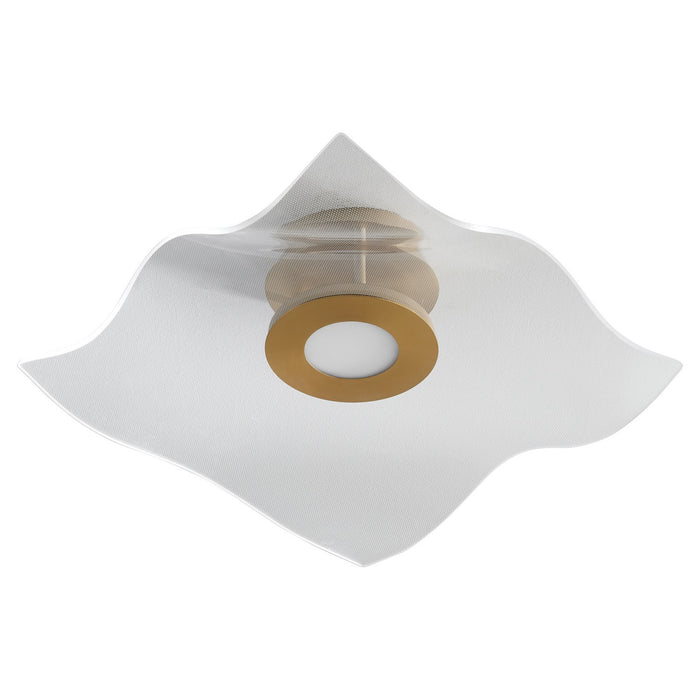 Quorum - 3-807-40 - LED Ceiling Mount - Medusa - Aged Brass