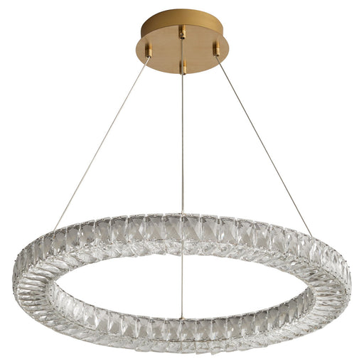 Élan LED Pendant Aged Brass