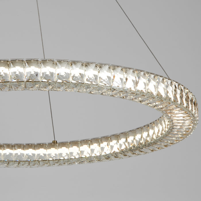 Oxygen - 3-875-40 - LED Pendant - Elan - Aged Brass