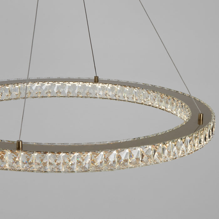 Oxygen - 3-875-40 - LED Pendant - Elan - Aged Brass