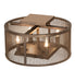Meyda Tiffany - 256953 - Four Light Flushmount - Cilindro - Bronze