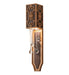 Meyda Tiffany - 259244 - Two Light Wall Sconce - Axiom - Bronze,Mahogany Bronze,Crystal