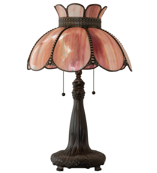 Meyda Tiffany - 259882 - Two Light Table Lamp - Anabelle - Mahogany Bronze