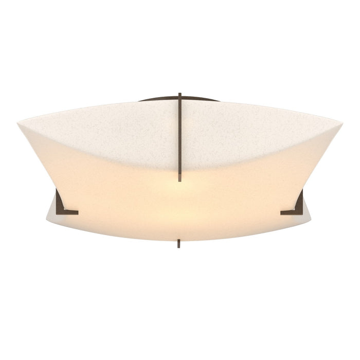 Hubbardton Forge - 126620-SKT-05-SH1999 - Two Light Semi-Flush Mount - Bento - Bronze