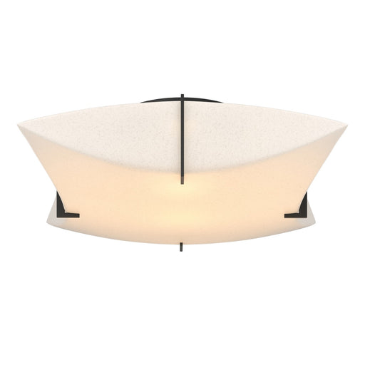 Bento Two Light Semi-Flush Mount Black