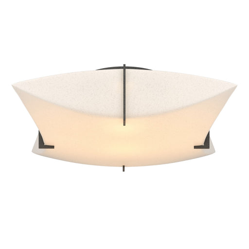 Bento Two Light Semi-Flush Mount Natural Iron