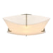 Hubbardton Forge - 126620-SKT-84-SH1999 - Two Light Semi-Flush Mount - Bento - Soft Gold