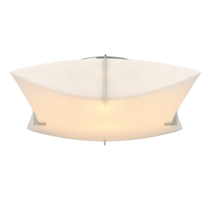 Hubbardton Forge - 126620-SKT-85-SH1999 - Two Light Semi-Flush Mount - Bento - Sterling
