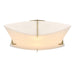 Hubbardton Forge - 126620-SKT-86-SH1999 - Two Light Semi-Flush Mount - Bento - Modern Brass