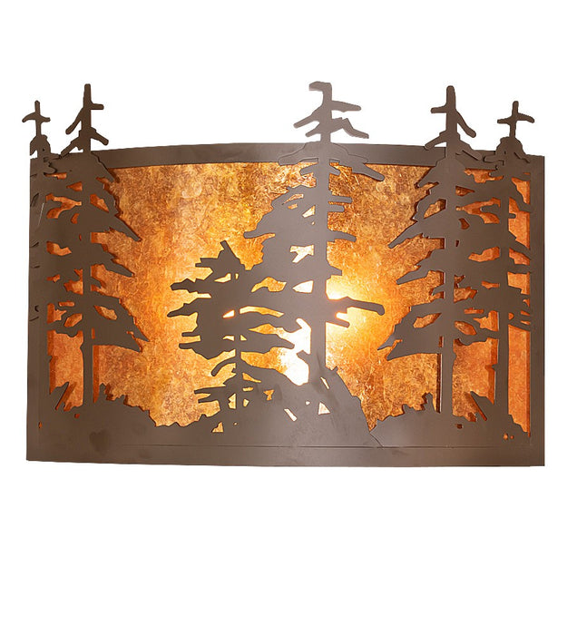 Meyda Tiffany - 264662 - Two Light Wall Sconce - Tall Pines - Oil Rubbed Bronze