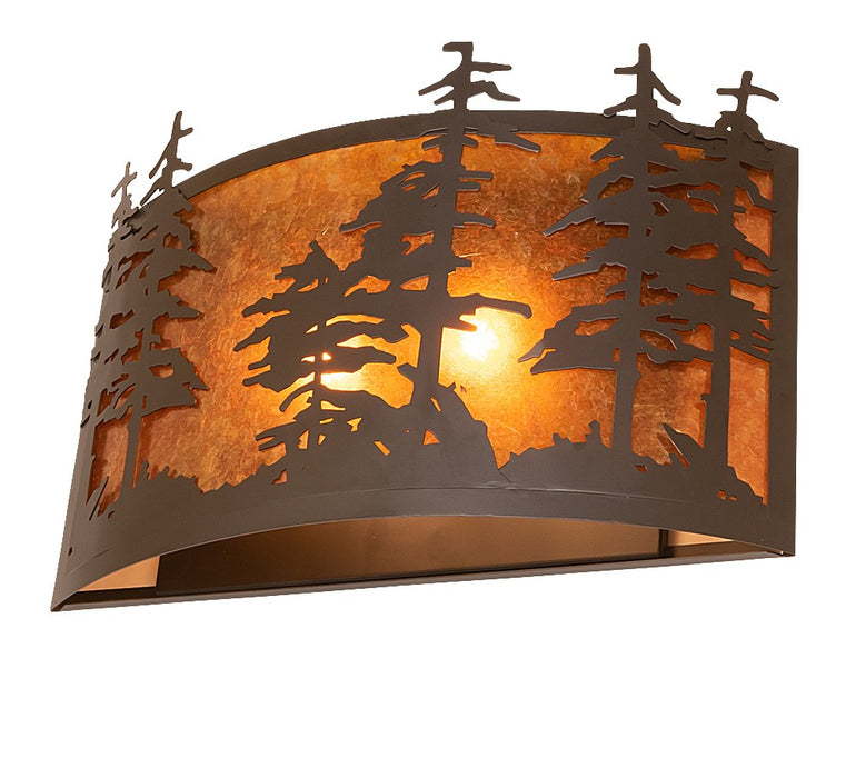 Meyda Tiffany - 264662 - Two Light Wall Sconce - Tall Pines - Oil Rubbed Bronze