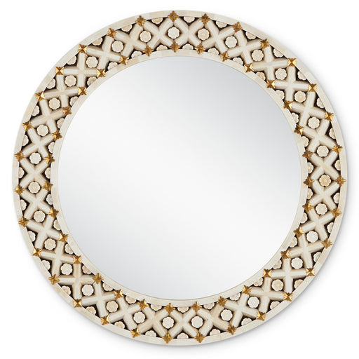 Currey and Company - 1000-0136 - Mirror - Natural/Brass/Mirror