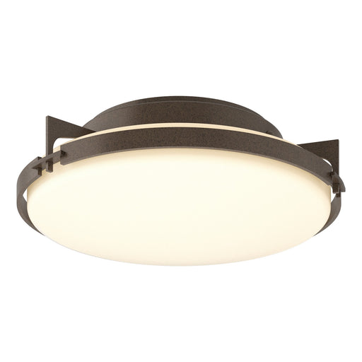 Metra Two Light Flush Mount Bronze