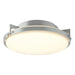 Hubbardton Forge - 126745-SKT-82-GG0097 - Two Light Flush Mount - Metra - Vintage Platinum