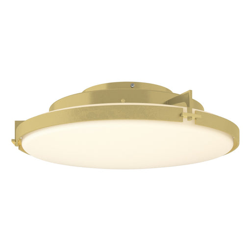 Metra LED Flush Mount Modern Brass