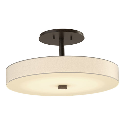 Disq LED Semi-Flush Mount Bronze