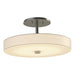 Hubbardton Forge - 126803-LED-82-SH1971 - LED Semi-Flush Mount - Disq - Vintage Platinum
