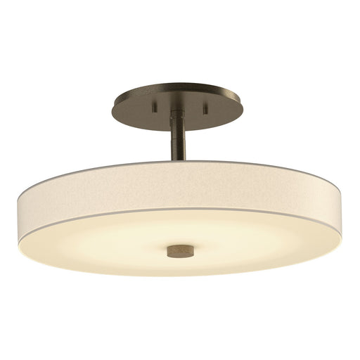 Disq LED Semi-Flush Mount Soft Gold