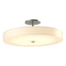 Hubbardton Forge - 126805-LED-82-SH1970 - LED Semi-Flush Mount - Disq - Vintage Platinum