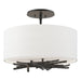 Hubbardton Forge - 127660-SKT-10-SF1505 - Three Light Semi-Flush Mount - Brindille - Black