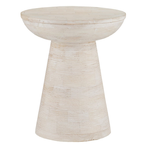 Currey and Company - 3000-0236 - Accent Table - Whitewash