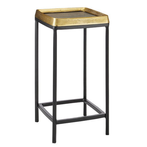 Currey and Company - 4000-0149 - Accent Table - Antique Brass/Graphite/Black