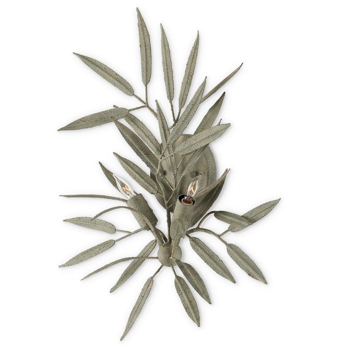 Currey and Company - 5000-0228 - Two Light Wall Sconce - Textured Sage