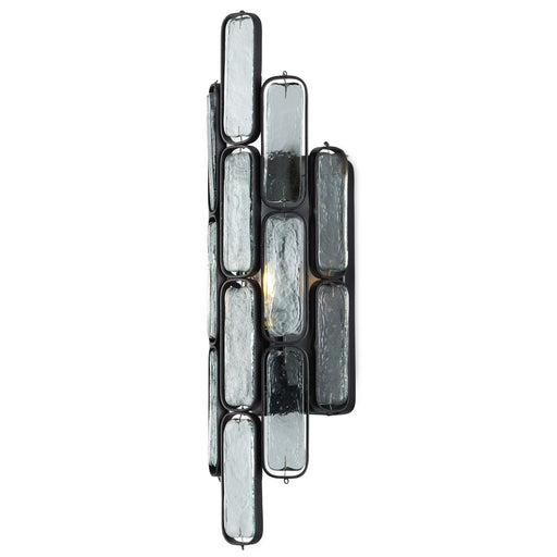 Currey and Company - 5900-0053 - One Light Wall Sconce - Clear/Satin Black