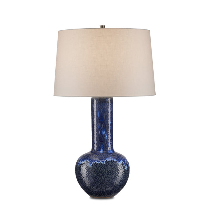 Currey and Company - 6000-0822 - One Light Table Lamp - Reactive Blue