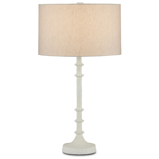 Currey and Company - 6000-0868 - One Light Table Lamp - Gesso White