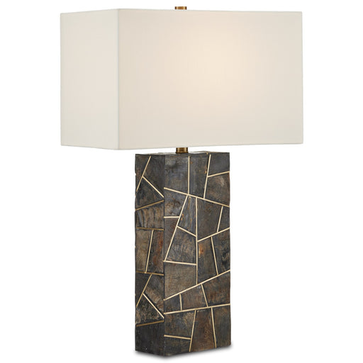 Currey and Company - 6000-0879 - One Light Table Lamp - Natural/Brass