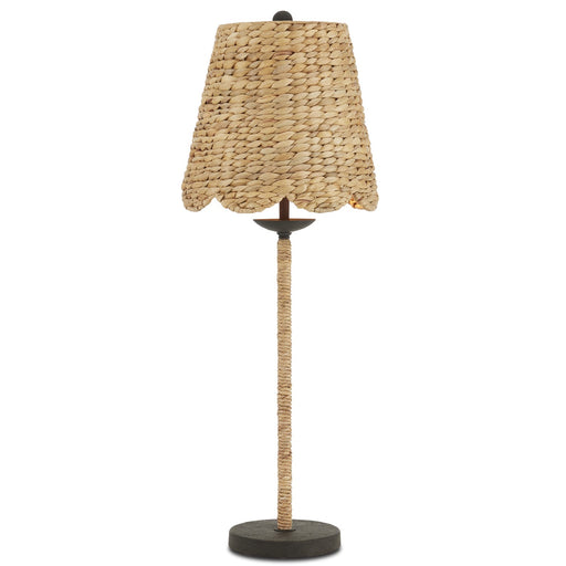 Currey and Company - 6000-0902 - One Light Table Lamp - Suzanne Duin - Natural/Mole Black